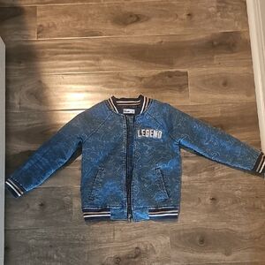 Epic Threads Blue Jean Jacket with Legend Design